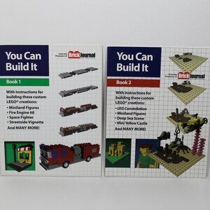 You Can Build It Book 1 & 2 LEGO Instruction Manuals – Custom Build LEGO